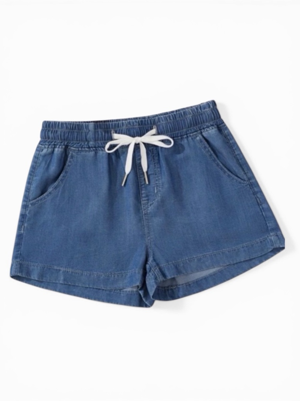 Emory Rose Tencel Denim Blue Shorts NWT